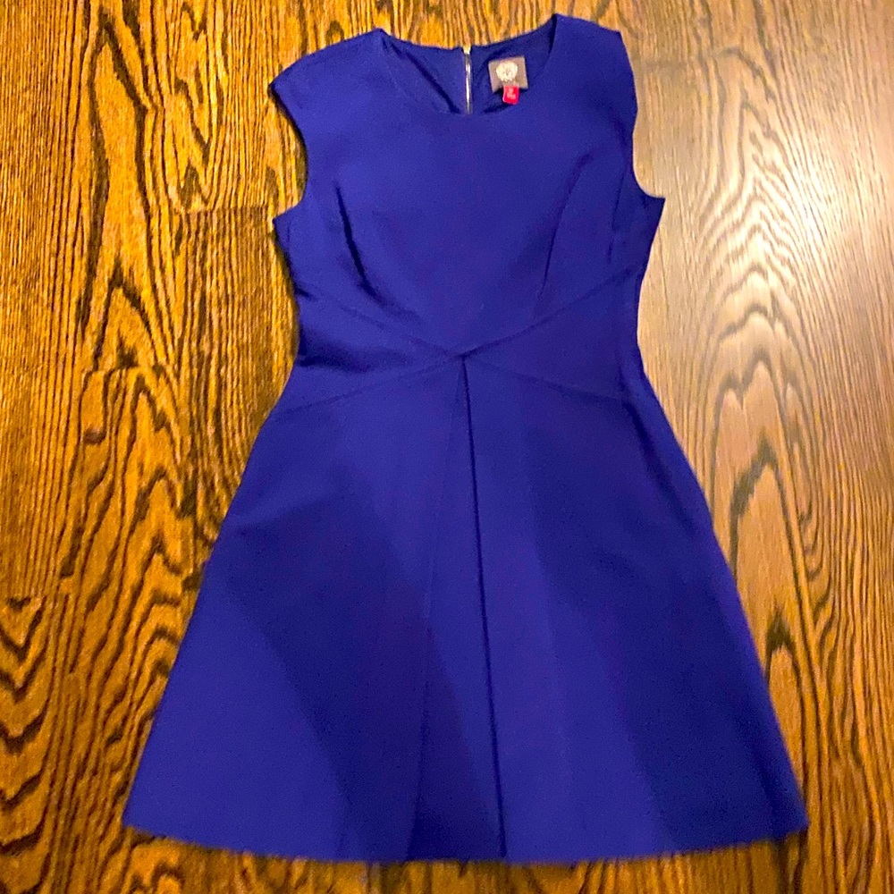 Vince Camuto Blue Short Sleeve Dress